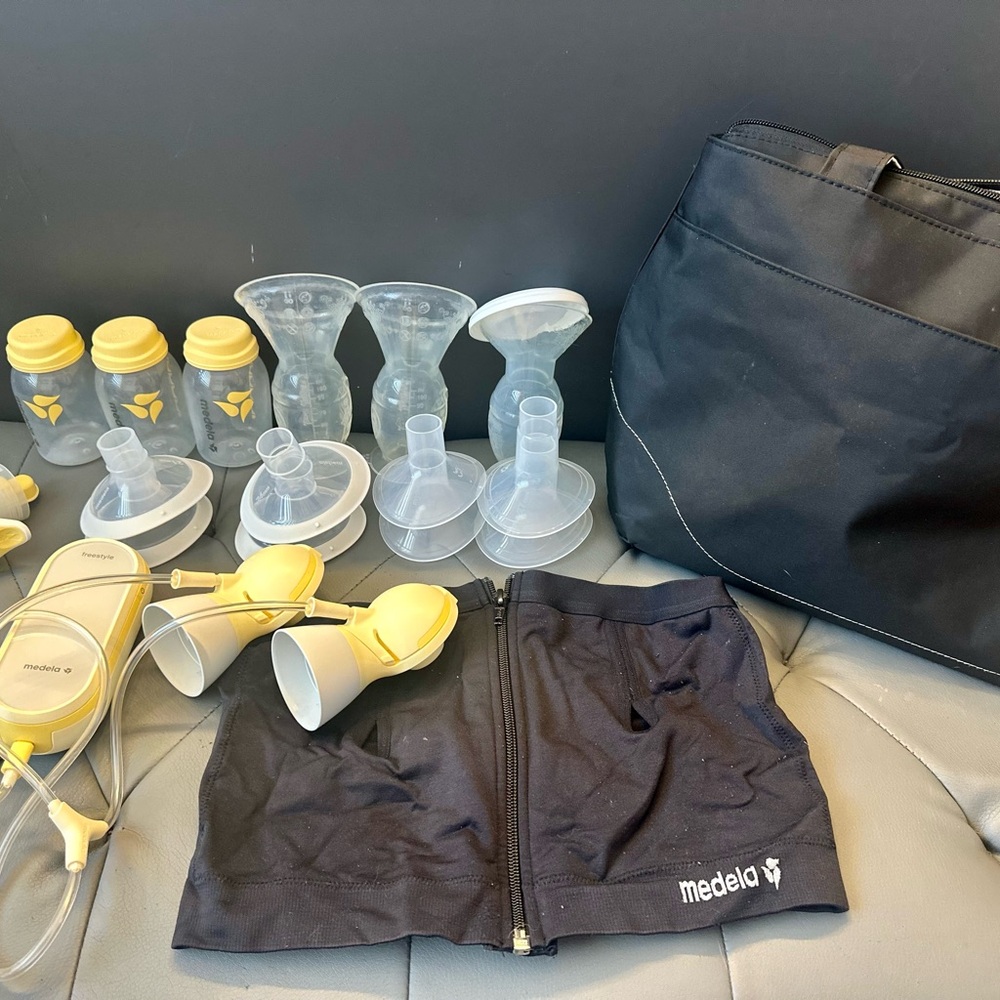 Freestyle Black Pumping Bra and Accessories Set